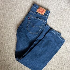 Levi's Classic Dark Blue Straight Jeans men’s 505 30x30 like new